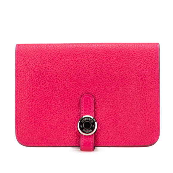 Hermes Handbags - Pre-Loved Hermes Togo Dogon Compact Wallet